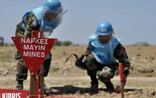 BM'nin Kıbrıs'ı mayınlardan arındırma önerisini Rum tarafı reddetti
