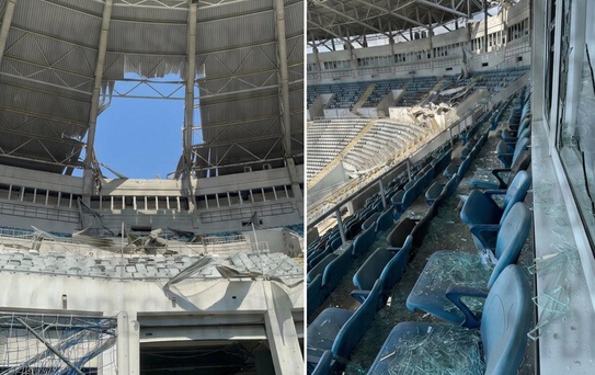 Rus füzesi maç öncesi stadı vurdu: Ölü ve yaralılar var
