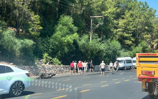 Marmaris'te Motosiklet Kazası: 1 Ölü, 1 Yaralı