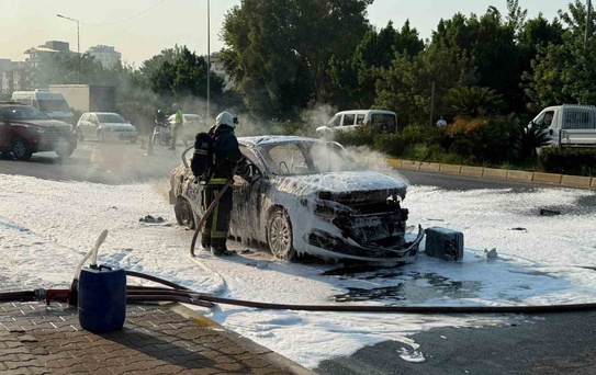 Antalya'da LPG'li Araç Yangını: 4 Yaralı