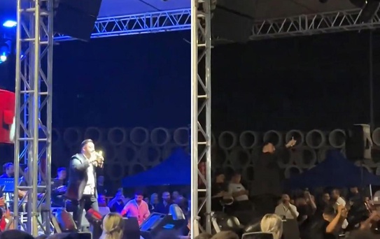 Yer: Konya! Ünlü sanatçının konserinde elektrikler kesildi