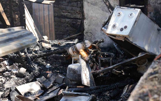 Kastamonu'da Yangın: Bir Ev Kül Oldu