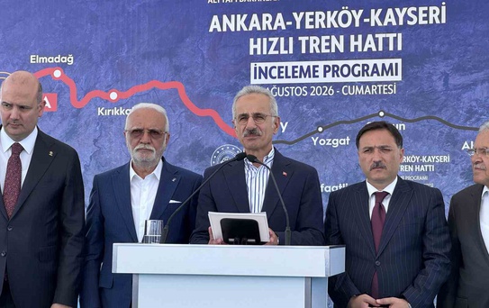 Bakan Uraloğlu: Yerköy-Kayseri Hızlı Tren Projesi'nin Yarısı Tamamlandı