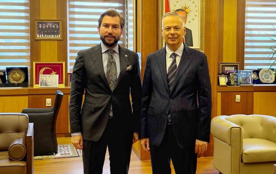 DENİB Başkanı Ağar'ı Ziyaret Etti