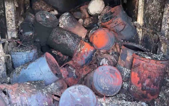 Karadeniz'de dron saldırısına uğrayan Türk gemisi hurdaya döndü