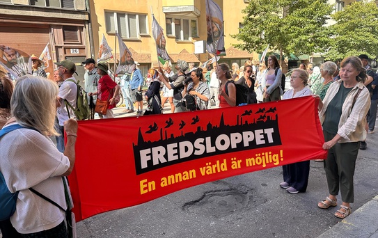 Stockholm'da İsrail Saldırılarına Protesto