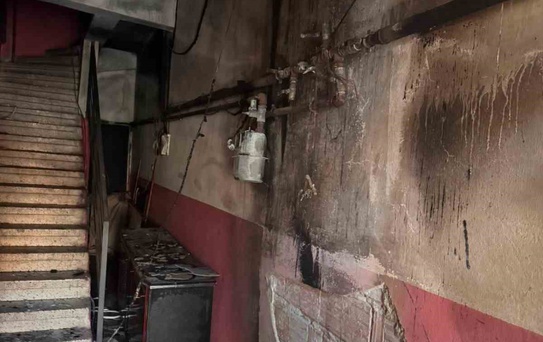 Silivri'de Apartman Yangını