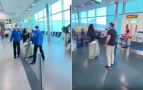 Uçağı kaçırınca kalkışı engellemeye çalışan yolcu gözaltına alındı