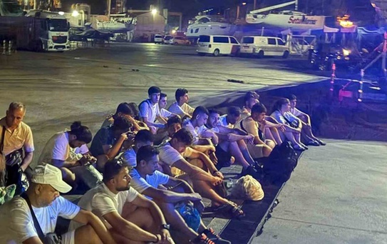 Marmaris'te 25 Düzensiz Göçmen Yakalandı