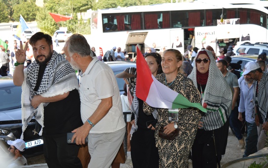 Filistin Konvoyu Mardin'e Ulaştı
