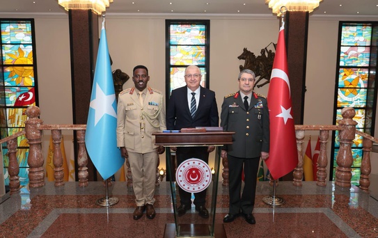 Yaşar Güler, Somali Genelkurmay Başkanı'nı Kabul Etti