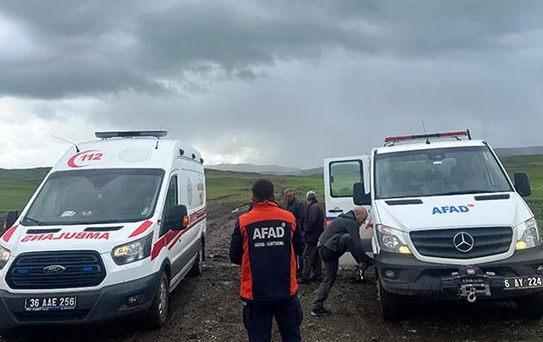 Selim'de yıldırım çarpması: 1 ağır yaralı