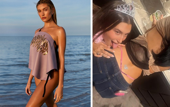 Ünlü model partide sınırları zorladı! Yaptığı hareket şaşırttı