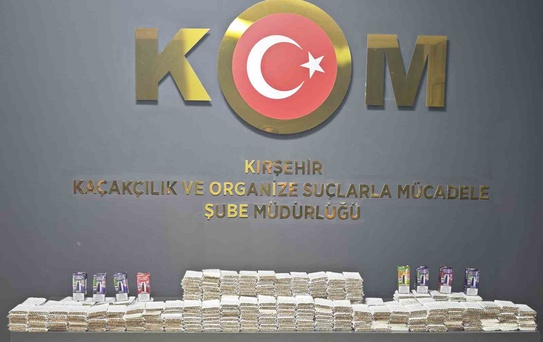 Kırşehir'de Kaçak Nargile Operasyonu