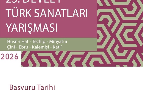 Devlet Türk Sanatları Yarışması 23. Kez Başlıyor