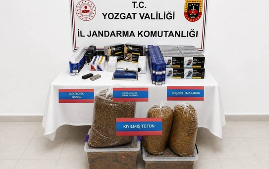 Yozgat'ta kaçak tütün operasyonu