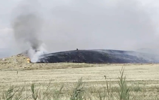 Bitlis'te Yangın Panik Yarattı