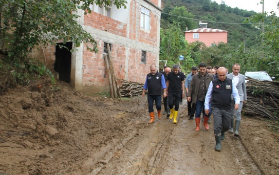 Vali Koç, Taşkın Bölgelerinde İncelemelerde Bulundu