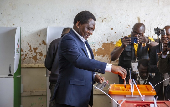 Çin'den Zambiya Cumhurbaşkanı Hichilema'ya Tebrik