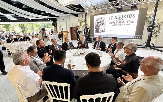 Marmara Depremi'nin 27. Yıldönümü Anma Programı