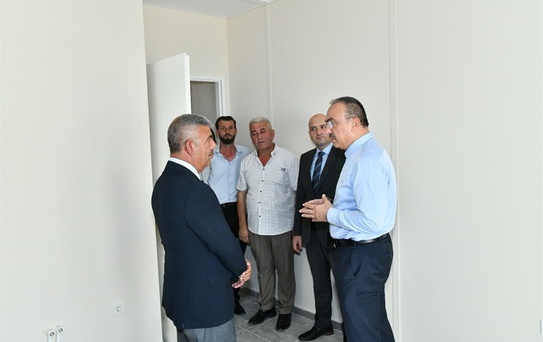 Sağlamtaş Ortaokulu'nun İnşaatı Tamamlanıyor