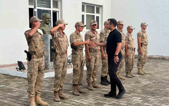 Kaymakam Taşkıran Jandarma Karakolunu Ziyaret Etti