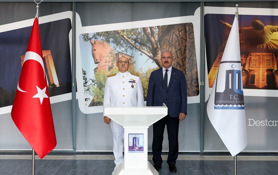 Vali Toraman'dan Tuğamiral Orak'a Ziyaret