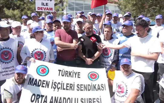 Madencilerin Hak Eylemi 29. Günde