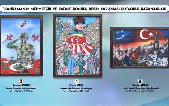 Mehmetçik Resim Yarışması Sonuçlandı