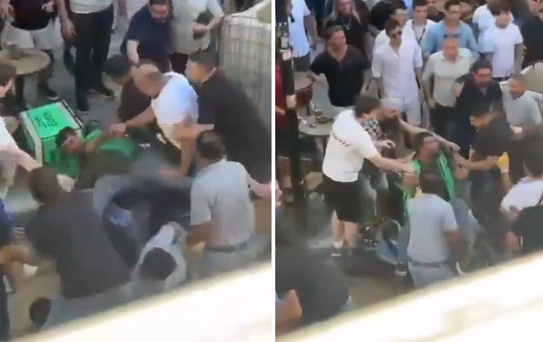 Motokuryeyi tekme tokat dövdüler