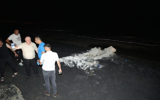 Samsun sahilinde paniğe neden olan şüpheli madde: Çuvallardan çıktı - sondakika.com