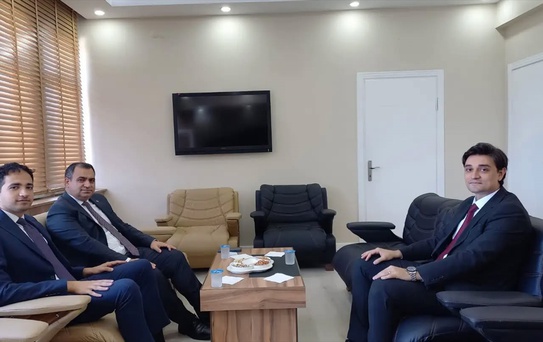 Vize'de kaymakamdan savcılara hoş geldin ziyareti