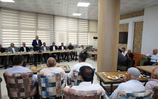 Kahta’da muhtarlarla istişare toplantısı yapıldı
