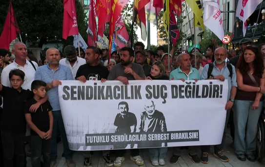 İşçilerin Tutuklanması Protesto Edildi