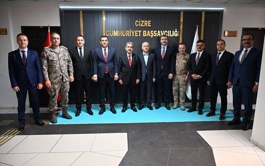 Şırnak Valisi'nden Cizre Cumhuriyet Başsavcısına Ziyaret