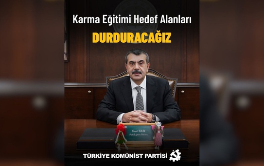 TKP'den Karma Eğitime Karşı Tepki