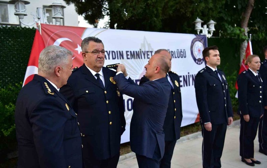 Aydın Emniyeti’nde terfi töreni düzenlendi
