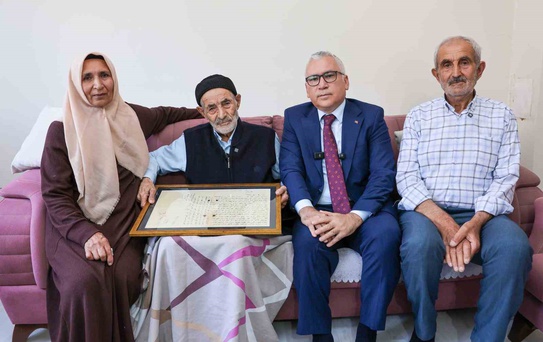 113 Yıllık Mektup Aileye Teslim Edildi
