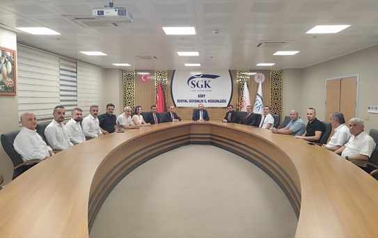 SGK Başkanı Elitaş Siirt'i Ziyaret Etti
