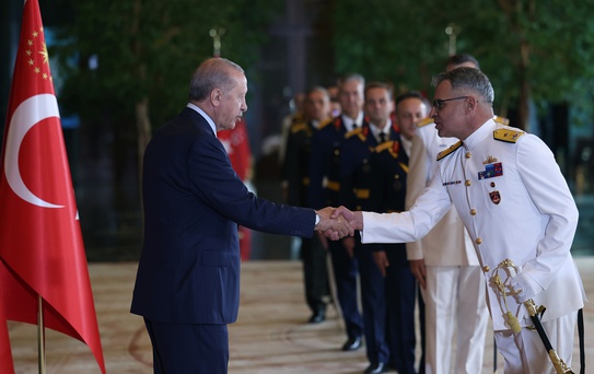 Erdoğan 30 Ağustos Zafer Bayramı tebriklerini kabul etti