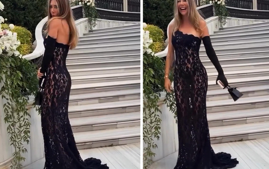 Şeyma Subaşı düğünde sınırları zorladı! Transparan tarzıyla şaşırttı
