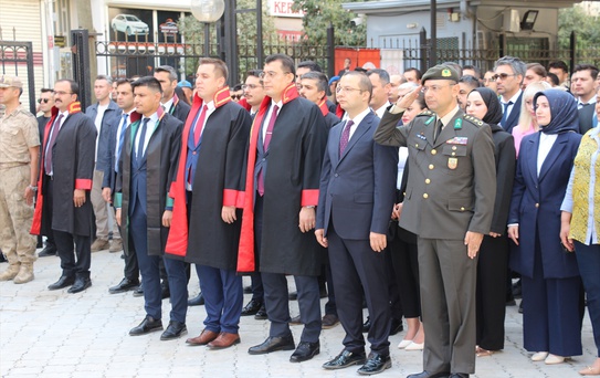 Şırnak'ın Cizre ilçesinde adli yıl açılışı törenle kutlandı, hakim ve savcılar katıldı