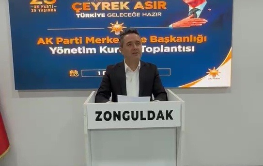AK Parti Zonguldak İlçe Başkanı Köroğlu istifa etti