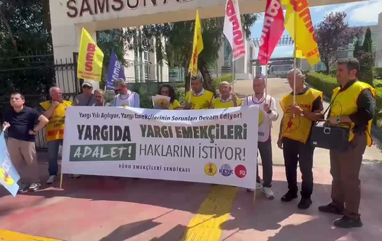 BES Samsun Şubesi'nden yargı emekçileri için çağrı: Ekonomik ve özlük hakları verilsin, üvey evlat olmaktan çıkarılsınlar