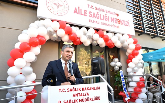 Elmalı'da Aile Sağlığı Merkezi ve KETEM törenle hizmete açıldı