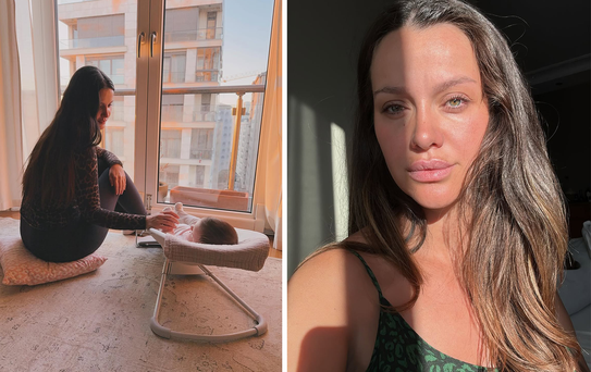 İrem Helvacıoğlu’nun kızı Sora emeklemek yerine bakın ne yaptı