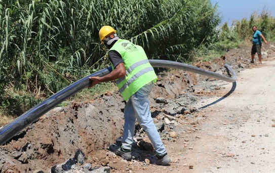 Samandağ Tekebaşı içme suyu projesinde sona gelindi