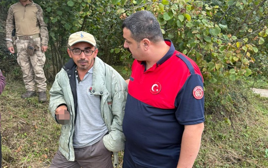 Ordu Kumru'da kaybolan Bayram Köse fındık bahçesinde sağ bulundu
