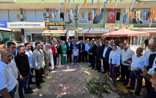 AK Parti Silvan'da temaslarda bulundu