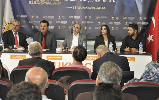 AK Partili Soğanda Çukurca'da Buluştu